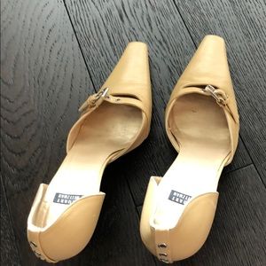 Stuart weitzman tan heels 7.5